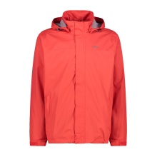 CMP Regenjacke mit Kapuze SNAPS (winddicht, wasserdicht) rot Herren